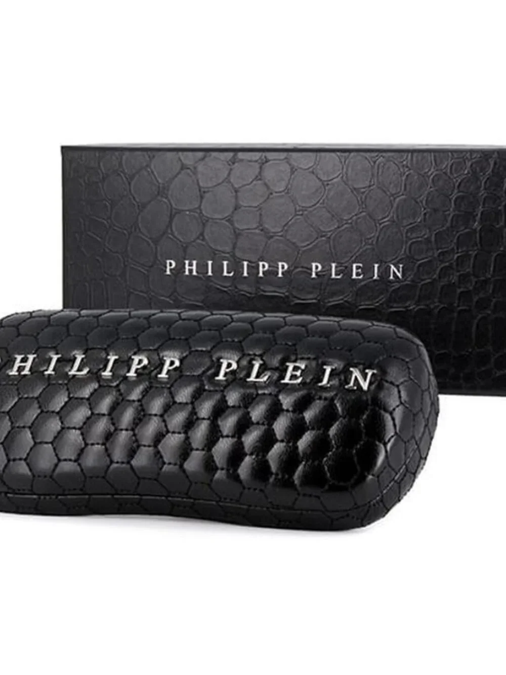 New Philipp Plein Womens Cat Eye Black Black Green Fashion Designer Sunglasses